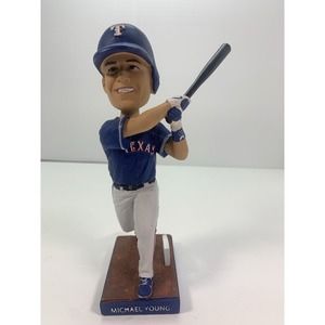 MLB Texas Rangers Michael Young #10 Bobblehead Blue Jersey By Globe Life